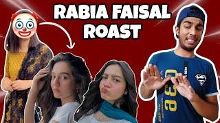 Rabia Faisal Roast 😂 [upl. by Imiaj]