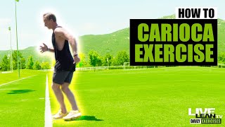 How To Do The CARIOCA EXERCISE  Exercise Demonstration Video and Guide [upl. by Candida166]