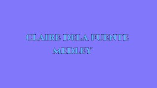 Claire Dela Fuente Medley Karaoke [upl. by Akirehc]