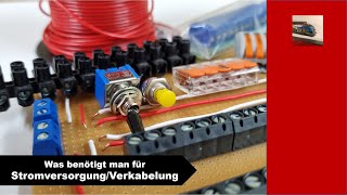 Was benötigt man für die StromversorgungVerkabelung  Modellbahn H0 [upl. by Janella]