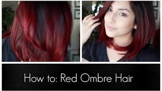 How To Red Ombre Hair [upl. by Weidner]