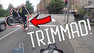 Åker trimmad moped genom GBG Svensk Motovlogg [upl. by Moclam970]