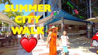 Platja dAro City Walk Summer 🇪🇸 Spain 4K [upl. by Aneet]