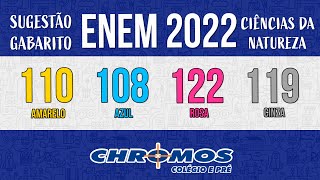 Gabarito ENEM 2022 CHROMOS  Prova Amarela Questão 110  Ciências da Natureza [upl. by Aziul]