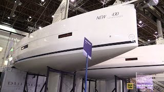 2019 Dufour 430 Grand Large  Deck and Interior Walkaround  Debut at 2019 Boot Dusseldorf [upl. by Hepsoj]