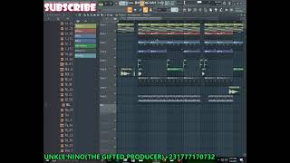 How to make Davido jowo instrumental in Fl studio with FLPby UNKLE NINO [upl. by Yram196]