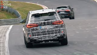 2019 BMW X5 M SPIED TESTING AT THE NÜRBURGRING [upl. by Rihat]