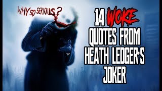 14 Woke Quotes From Heath Ledgers Joker [upl. by Anica]