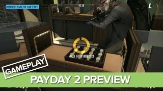 Payday 2 Gameplay Preview  Jewelry Store Heist Cocaine Heist Simon Viklund [upl. by Latona592]