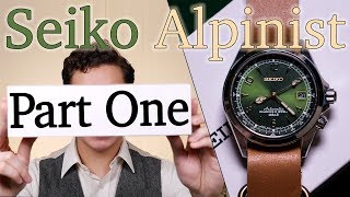 Seiko SARB017 Alpinist  Part One  Unboxing amp First Impression [upl. by Anait]