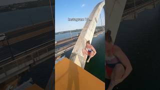 High Diving Gone Wrong 😳 bravegang bts [upl. by Nivlad886]