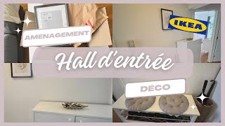 🌟 DÉCO HALL DENTRÉE  INSTALLATION MEUBLE À CHAUSSURES IKEA 🌟 [upl. by Brathwaite]