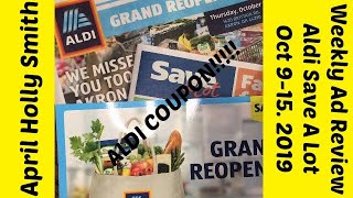 Weekly Ad Review Aldi Save A LotOct 9152019April Holly Smith [upl. by Nyloj374]