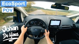 Ford EcoSport STLine 10 Ecoboost 140hp POV Test drive [upl. by Nestor]