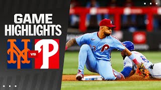 Mets vs Phillies Game Highlights 51624  MLB Highlights [upl. by Agripina]