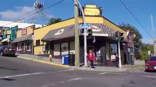 Nanaimo BC  Driving in Downtown  City Centre  Vancouver Island  Western Canada [upl. by Ocsisnarf596]