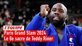 Paris Grand Slam 2024  Teddy Riner glane son 8e titre synonyme de record  Le replay de sa finale [upl. by Aerdma]