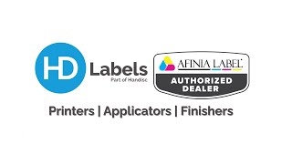 Afinia Label Product Range  Label Printers  Finishers  Applicators from HD Labels [upl. by Naic329]