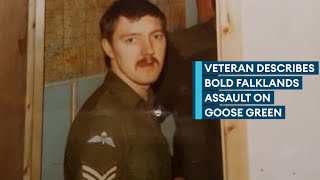 Falklands veteran on how UK troops took back Goose Green in key battle [upl. by Ynohtnacram692]