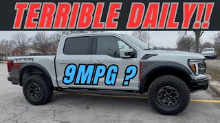 2024 Ford F150 Raptor R as a Daily driver Can it work for real life Horrible fuel mileage MPGs [upl. by Nabila]