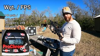 Pistol Crossbow Speed Test  M48 Hell Hawk vs Mini Striker vs Rev Mini Striker [upl. by Anayk]