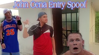 John Cena Entry SpoofFunny videoJohn Cena Return shorts mitb wwe johncena wrestlemania raw [upl. by Nlyak]