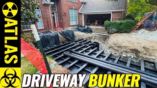 Installing a Bunker Under A Driveway [upl. by Brezin]