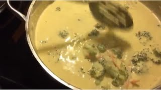 How to make Broccoli Cheddar soup [upl. by Lezned159]