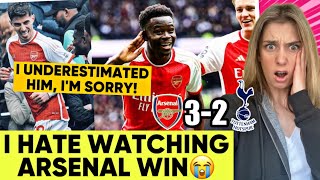 Arsenal Keep Winning😭 Kai Havertz is unstoppable Saka Wow Arsenal 32 Tottenham Reaction [upl. by Rainger]