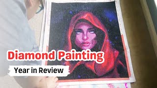 First Year Diamond Painting Year in Review 2023 [upl. by Stav]