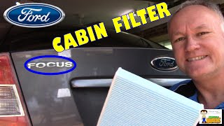 Ford Focus Cabin Filter Replacement [upl. by Carper978]