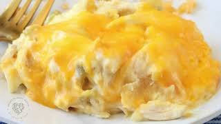 Sour Cream Chicken Enchilada Casserole [upl. by Kcired]