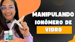 VEJA COMO MANIPULAR IONÔMERO DE VIDRO DICAS PARA ASBTSB [upl. by Linneman48]