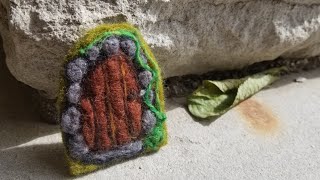 Felted Fairy Door [upl. by Nnaerb57]