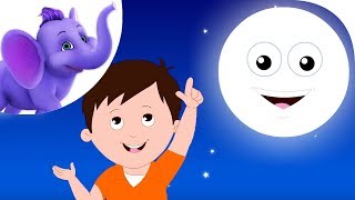 I See The Moon  Nursery Rhyme with Karaoke [upl. by Aliahs]