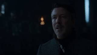 Bane of Thrones 7x07  Petyr quotCIAquot Baelish Death Scene [upl. by Reitman651]