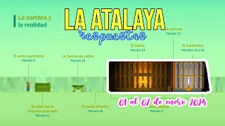 COMENTARIOS PARA EL ESTUDIO DE LA ATALAYA  SEMANA DEL 01 AL 07 DE ENERO 2024 🛕 [upl. by Malinowski]