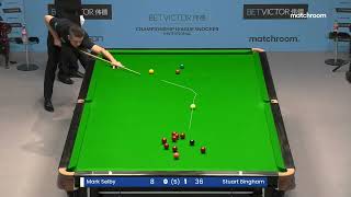 Mark Selby vs Stuart Bingham 2024 CHAMPIONSHIP  Cue Ball Path [upl. by Redmond560]