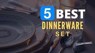 ⭕ Top 5 Best Dinnerware Set 2024 Review and Guide [upl. by Peck749]