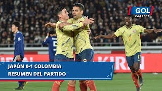 Colombia vs Japón 1  0 resumen del partido jugado en Yokohama  Gol Caracol [upl. by Ahsima746]