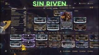 WARFRAMEKRONEN PRIMEMEJORES BUILDSSIN RIVENquotquotCON RIVEN [upl. by Lessig]