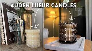 XO Macennas Auden Lueur candles worth the hype  thrift haul [upl. by Karlin]