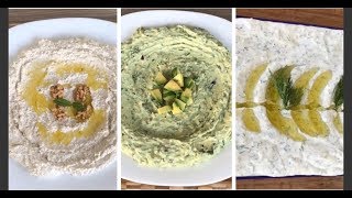 3 DAKİKADA 3 MEZE  3 SAUCES İN 3 MİNUTES  SÜRPRİZ MEZELER [upl. by Niala]