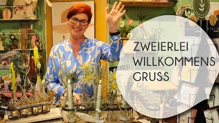 Zweierlei Willkommensgruß  Wohnen amp Schenken  Christa Wagner [upl. by Kimmy]