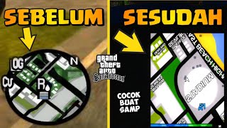 UBAH MAP GTA SA JADI KOTAKTutorial Instal M0d Map HUD GTA SA PC Jadi Besar 100 Work [upl. by Suchta]