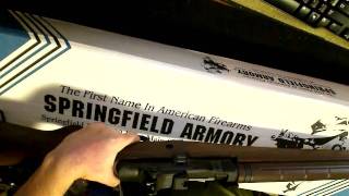 Unboxing the Springfield M1A  M14 and Comparison to M1 Garand and AR15 [upl. by Yenahteb]