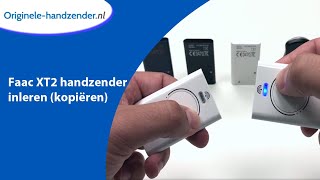 Faac XT2 handzender inleren kopiëren [upl. by Schatz489]