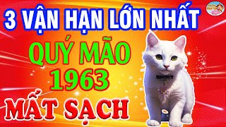 Giới Tử Vi Cảnh Báo 3 ĐẠI HOẠ Lớn Nhất Đời QUÝ MÃO 1963 Biết Trước Thiên Cơ Tránh Hoạ Đắc Lộc PQPT [upl. by Simara]