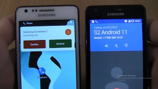 Incoming call amp Outgoing call at the Same Time Samsung Galaxy S2 android 7S2 android 11 [upl. by Elahcim]