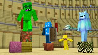 Random Items Arena Battle in Minecraft [upl. by Pengelly]